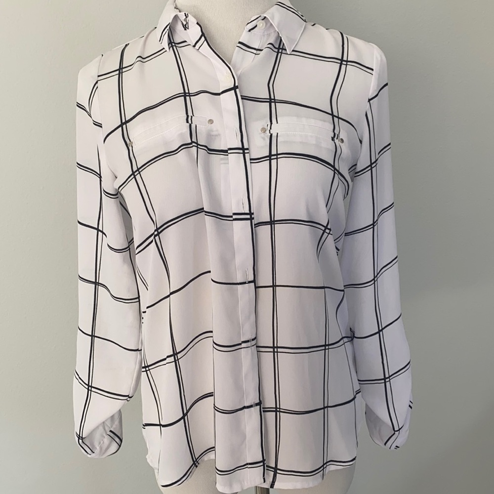 Apt. 9 B&W Casual Women’s Top